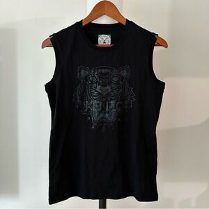 Kenzo Jungle cotton Tank‎ top printed tiger small